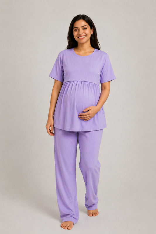 PURPLE GLITTERY | PEPLUM
