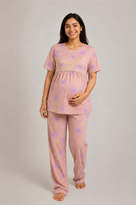 PASTEL LAVENDER DAISY| PEPLUM