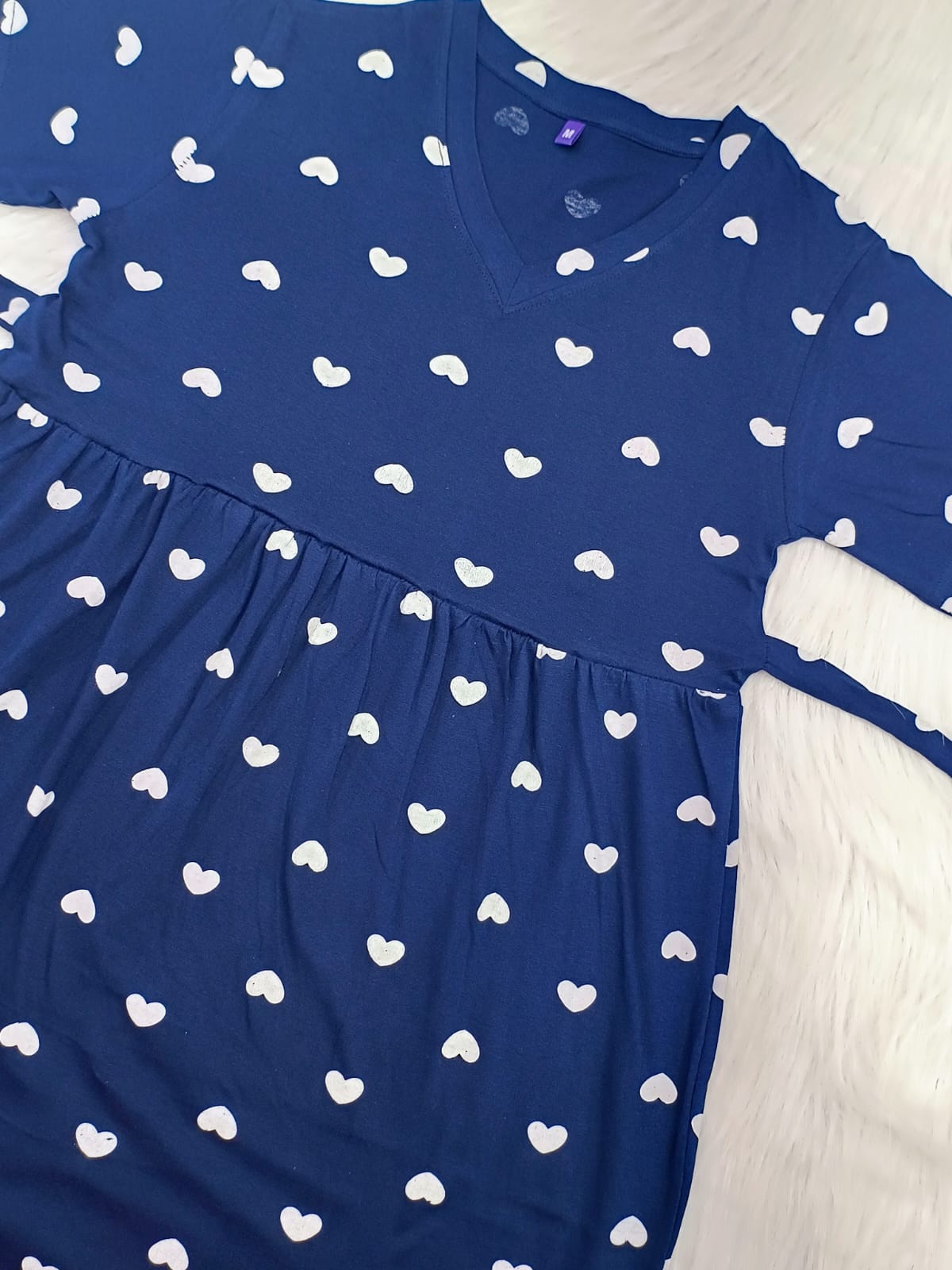 NAVY WHITE VALENTINE  | CASUAL
