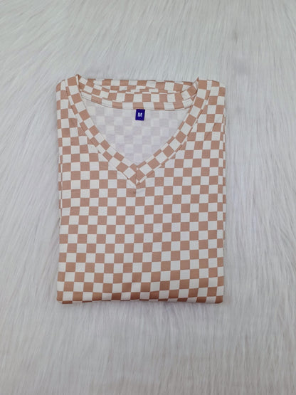 CREAMY CHECKS  | CASUAL