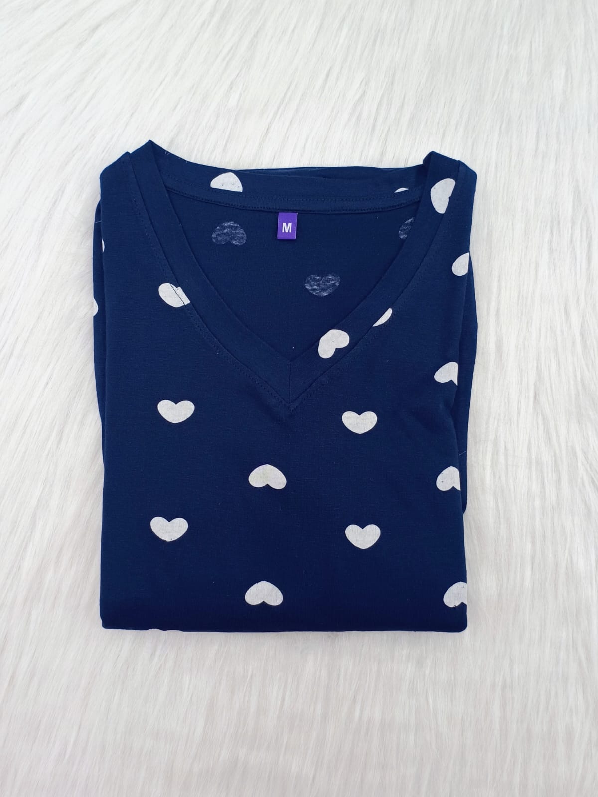 NAVY WHITE VALENTINE  | CASUAL