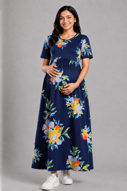 NAVY TROPICAL BLOSSOM   | NORMAL