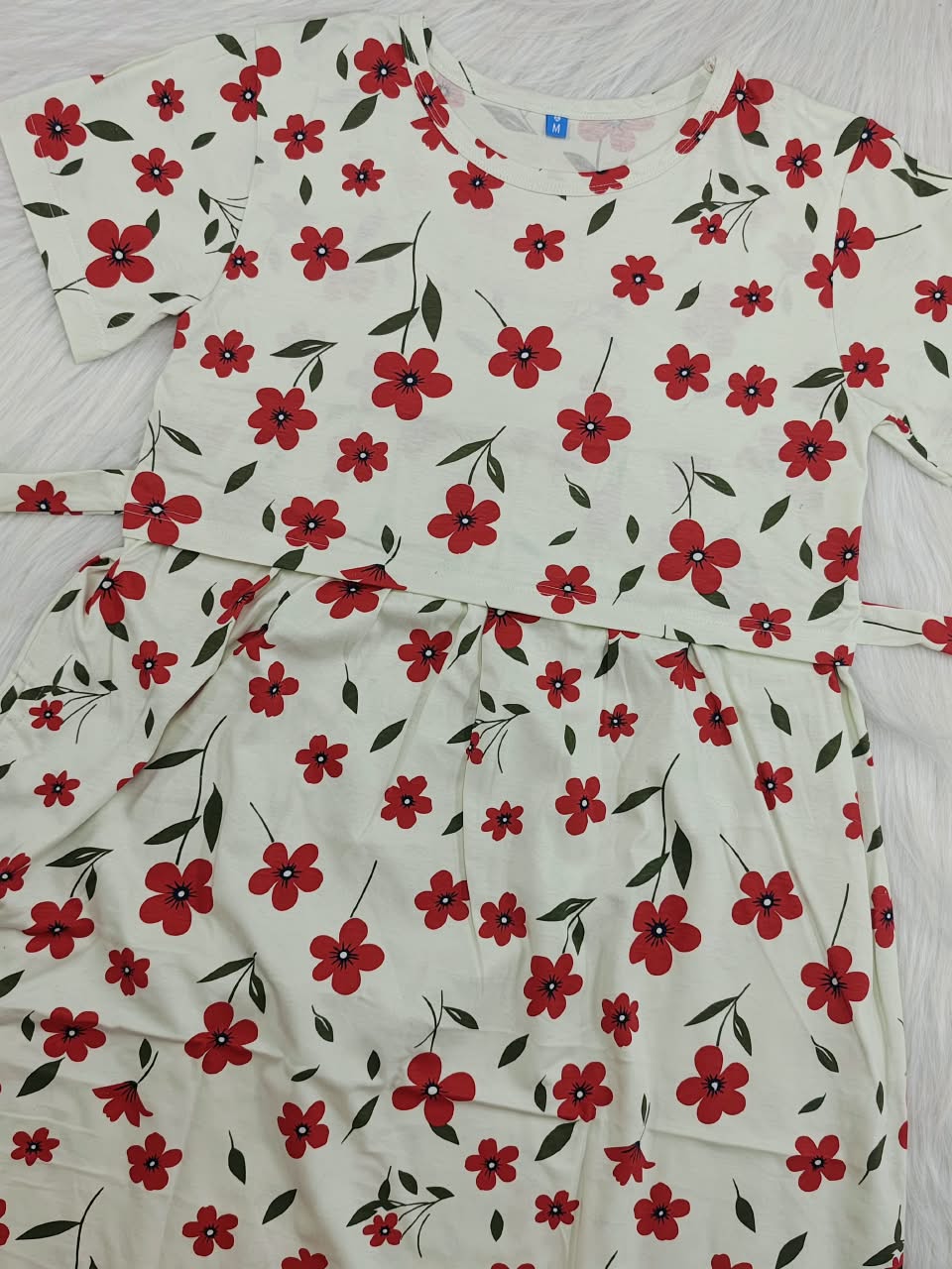 CREAM RED FLORAL | NORMAL