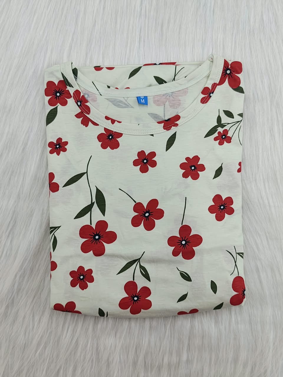 CREAM RED FLORAL | NORMAL