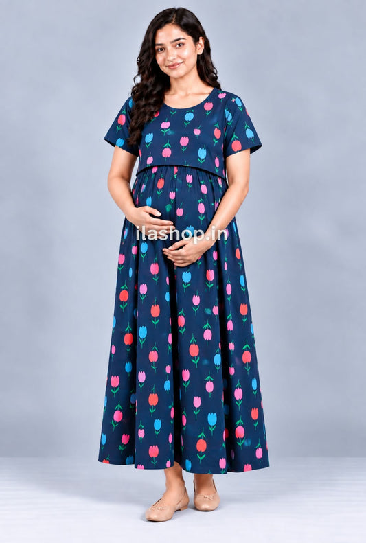 NAVY RED TULIP | NORMAL