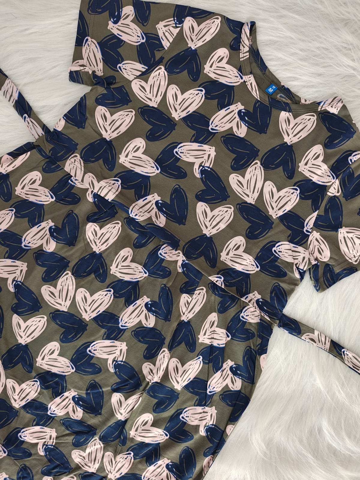 SKETCH HEART OLIVE | NORMAL