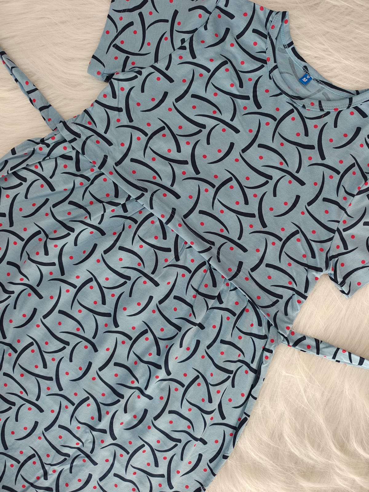 NAVY SWIRL DOT | NORMAL