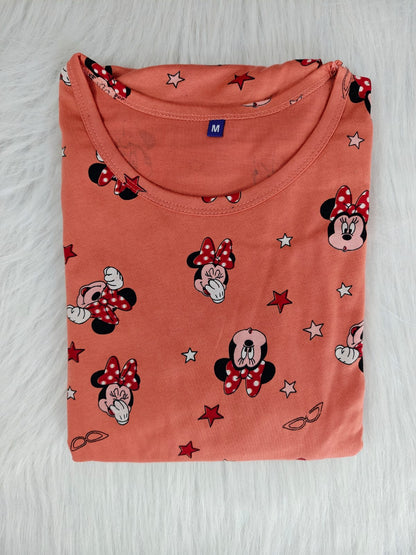 PEACH MINNIE MOUSE | CASUAL