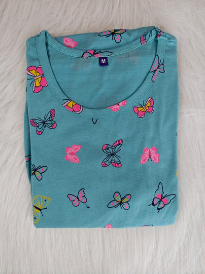 SKY BLUE BUTTERFLY | CASUAL