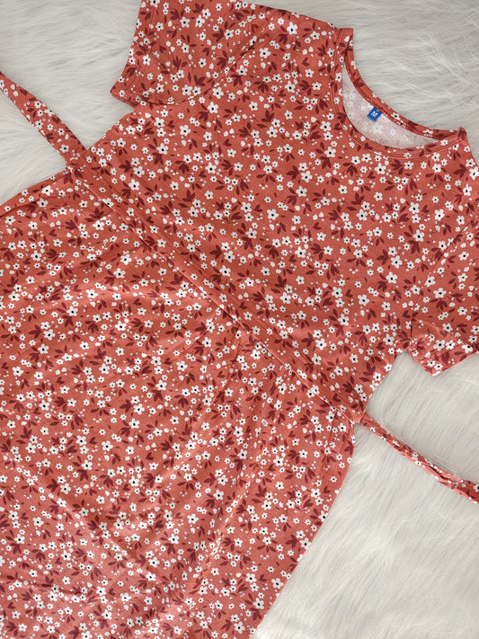 CORAL RED FLORAL | NORMAL