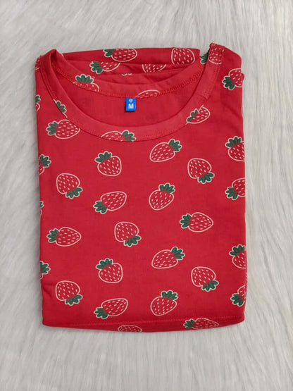 BRIGHT RED STRAWBERRY | CASUAL