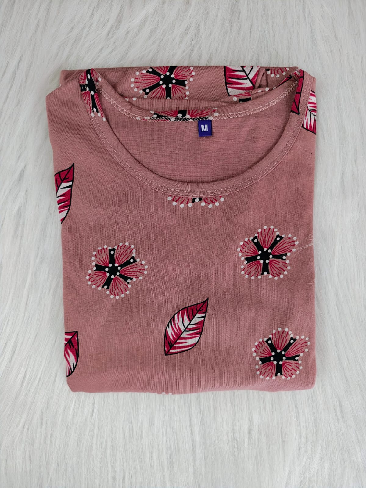 MUTED PINK LEAF | CASUAL