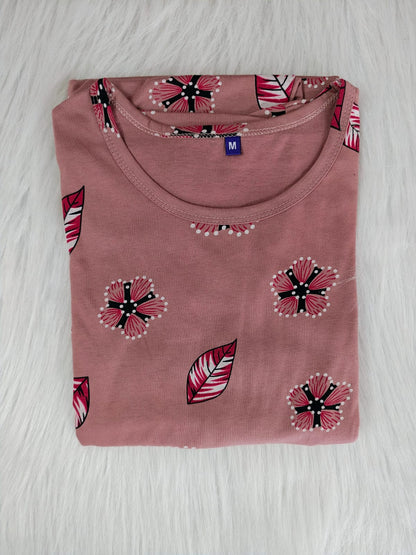 MUTED PINK LEAF | CASUAL