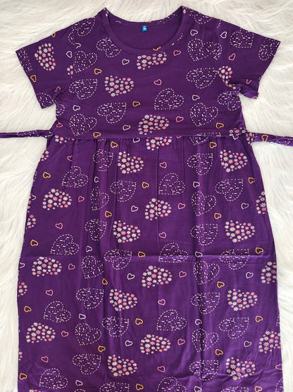 FLORAL HEART PURPLE | NORMAL
