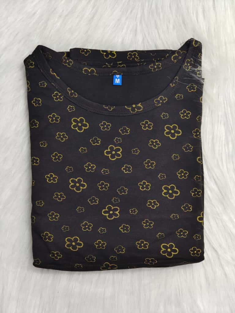 BROWN GLITTER DAISY | NORMAL