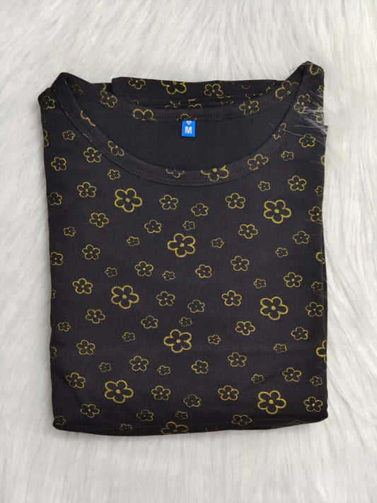 BROWN GLITTER DAISY | NORMAL