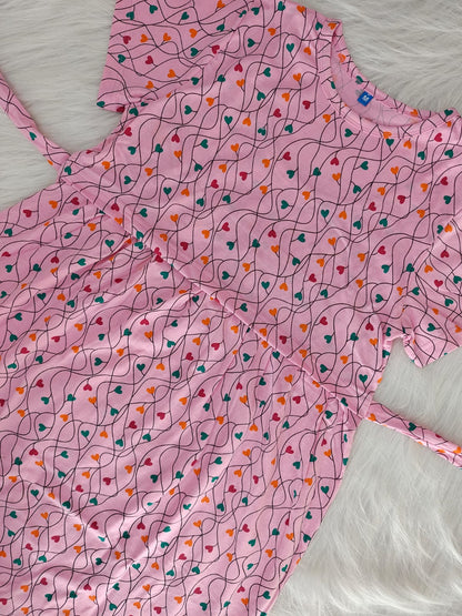 CHAIN HEART PINK | NORMAL