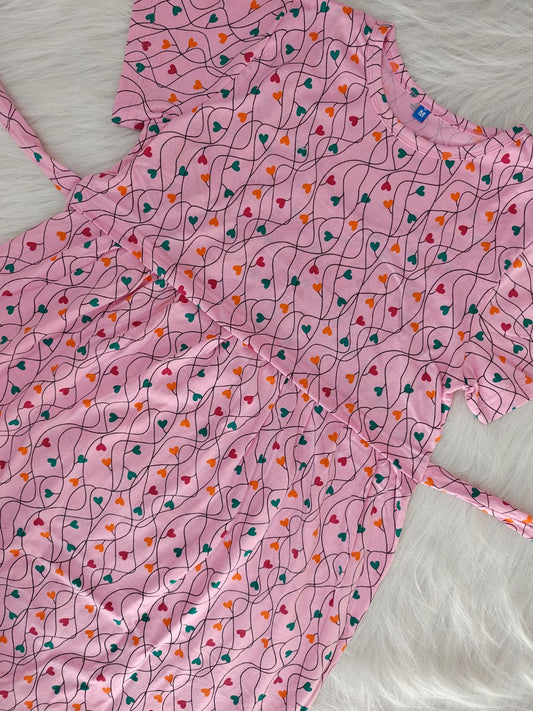 CHAIN HEART PINK | NORMAL