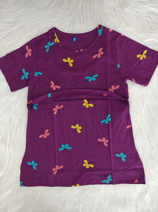 BUTTERFLY PURPLE | FEEDING TEES