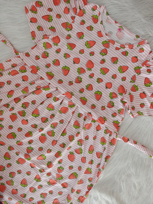 STRIPES STRAWBERRY | PUFF