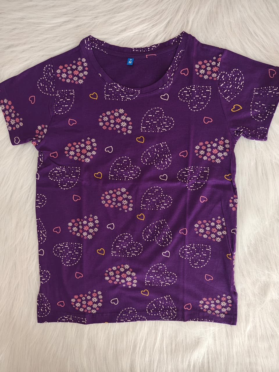 PURPLE FLORAL HEART | CO-ORD