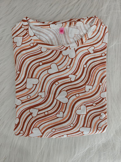 LAYERED BROWN HEART | PUFF