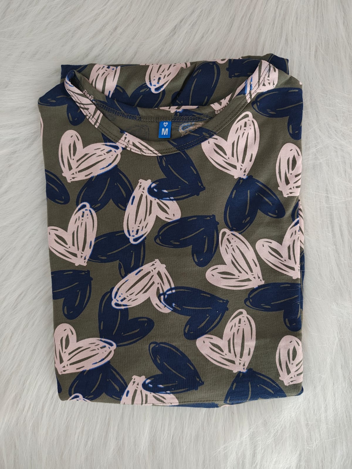 SKETCH HEART OLIVE | NORMAL