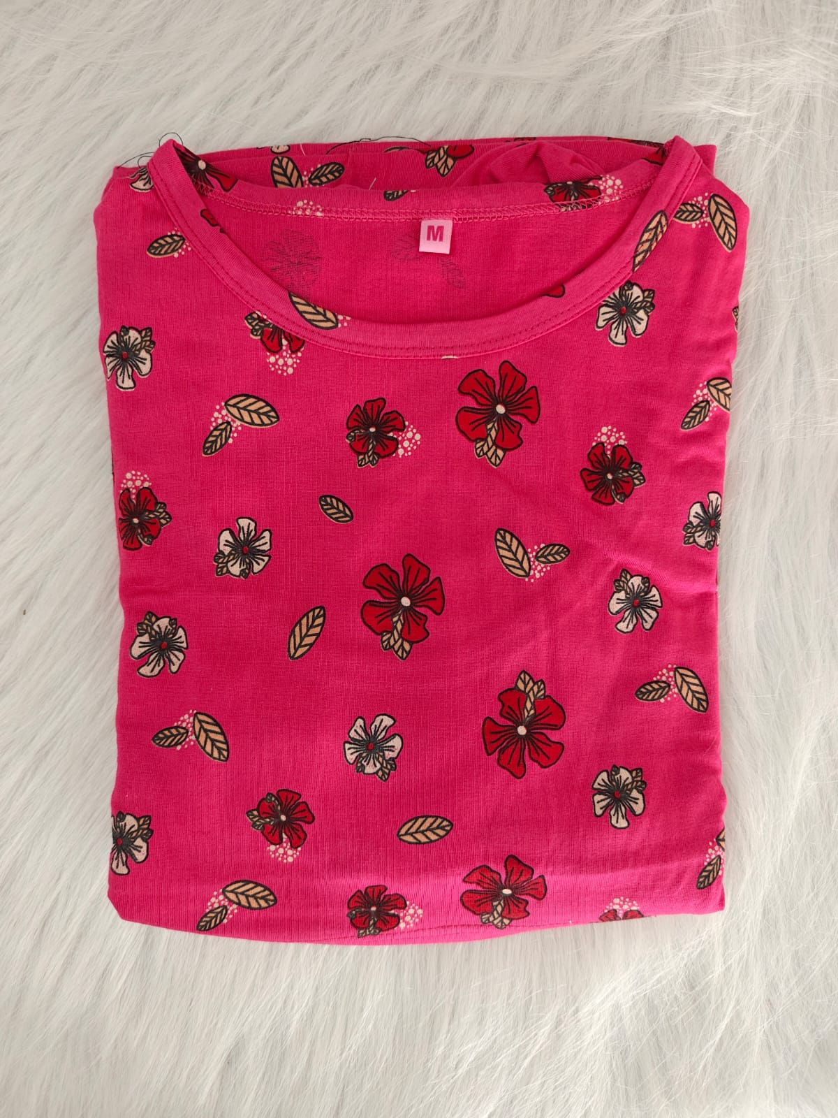 BRIGHT PINK FLORAL | PUFF
