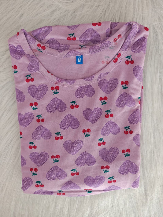 CHERRY LAVENDER HEART | NORMAL