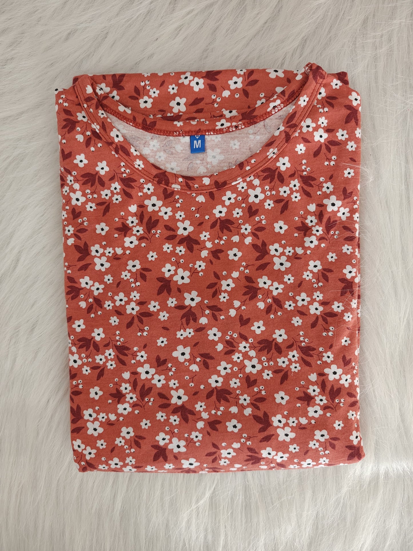CORAL RED FLORAL | NORMAL