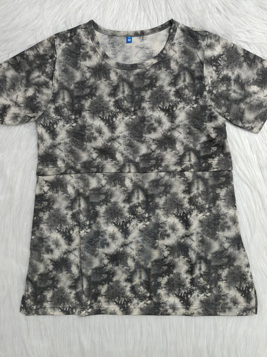 GREY TIE&DIE | FEEDING TEES