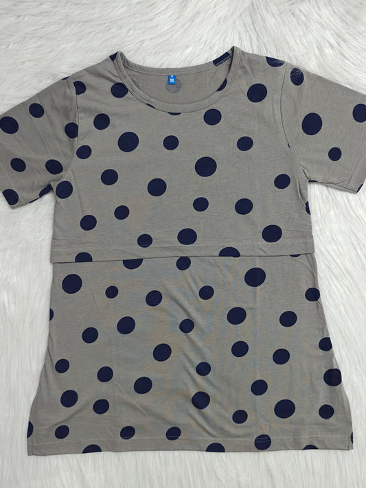 INDIGO POLKA | FEEDING TEES