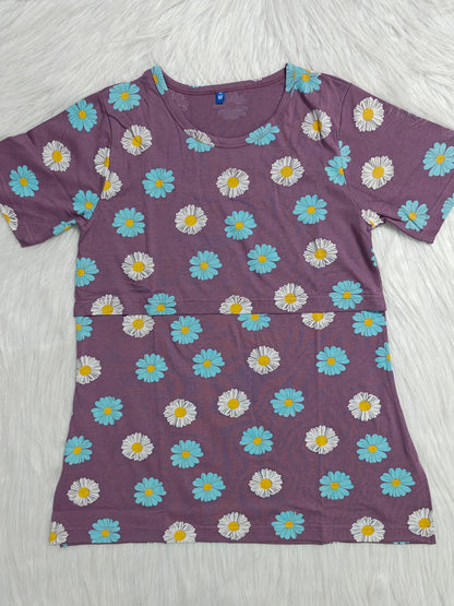 DUSKY LAVENDER FLORAL | FEEDING TEES