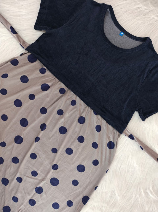 VELVET & INDIGO POLKA | DUAL