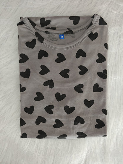 GREY BLACK HEART | NORMAL