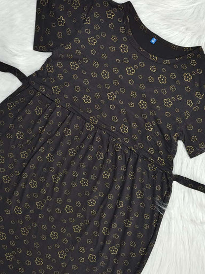 BROWN GLITTER DAISY | NORMAL