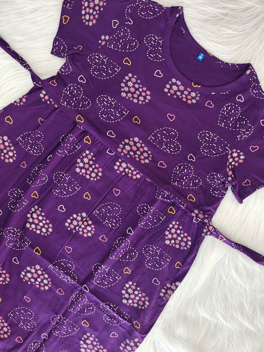 FLORAL HEART PURPLE | NORMAL