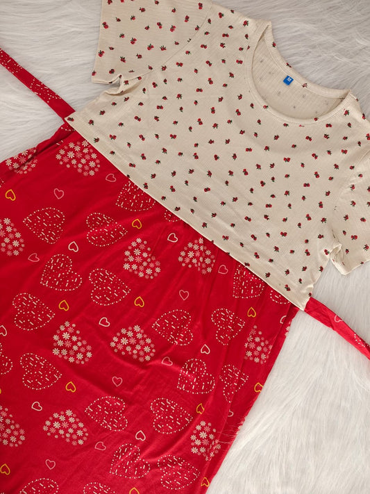 RED HEARTS & WHITE BUDS | DUAL