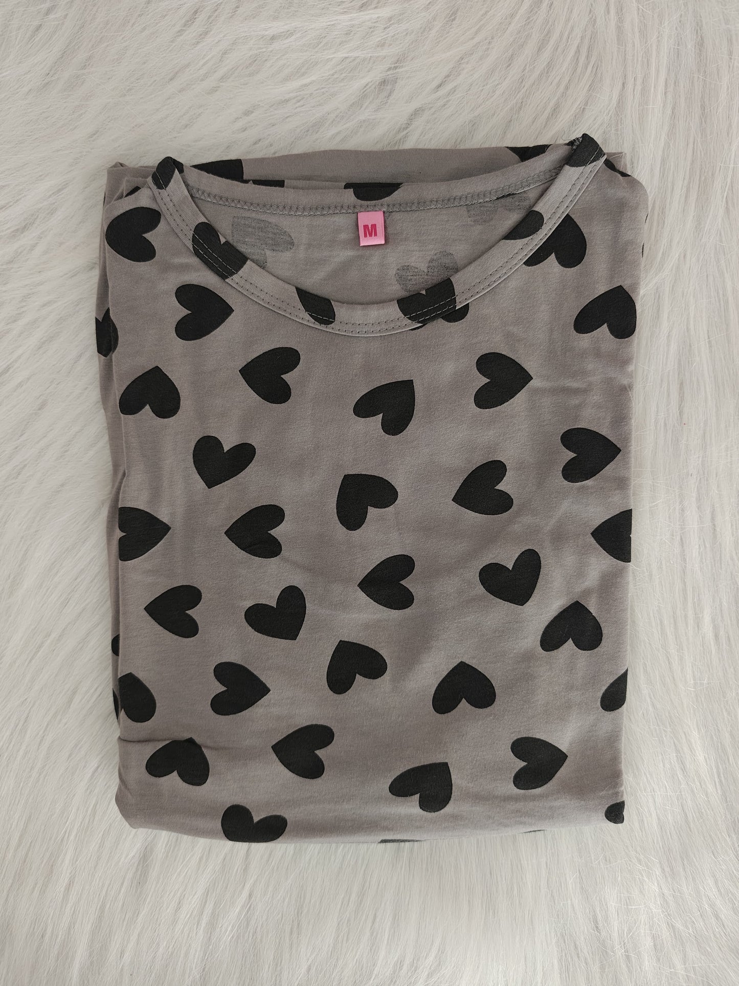 GREY BLACK HEART | PUFF