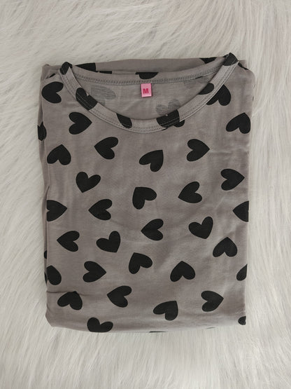 GREY BLACK HEART | PUFF