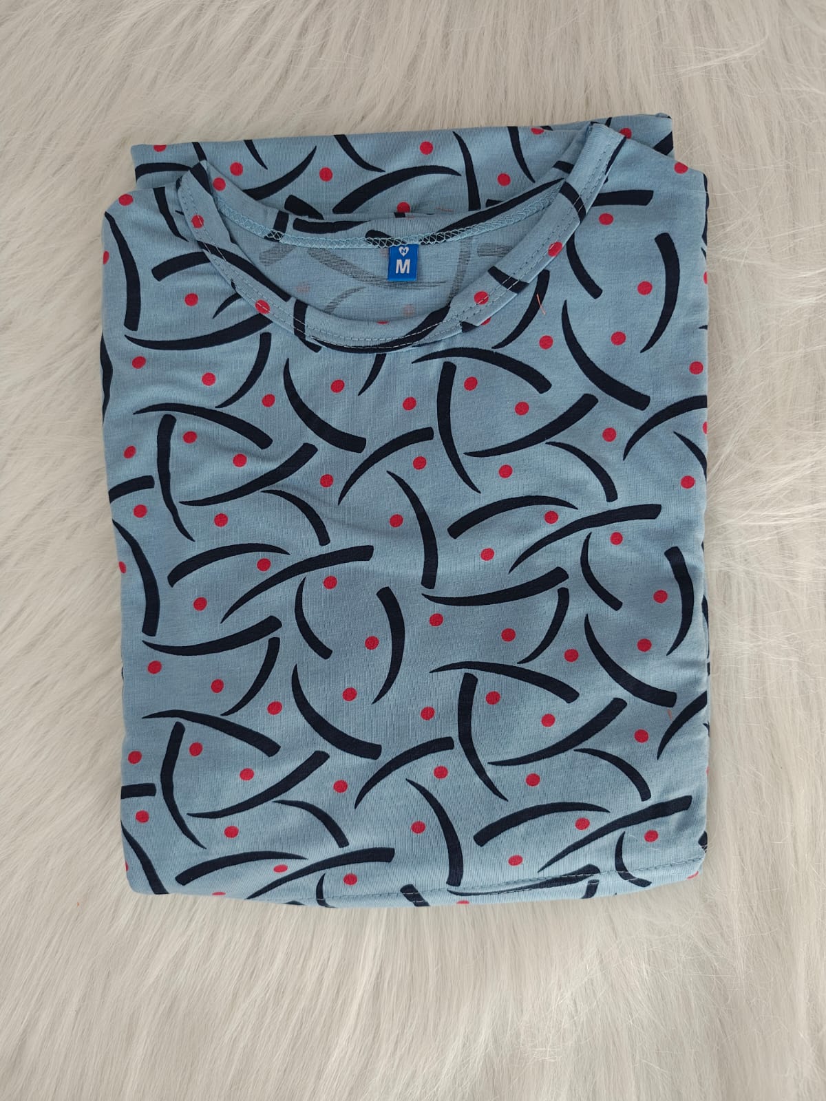 NAVY SWIRL DOT | NORMAL