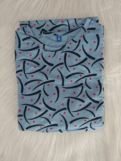 NAVY SWIRL DOT | NORMAL