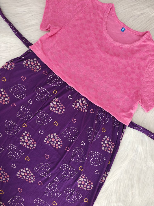 DAISY PINK & PURPLE HEART | DUAL