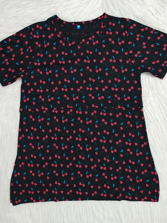BLACK CHERRY HEART | FEEDING TEES