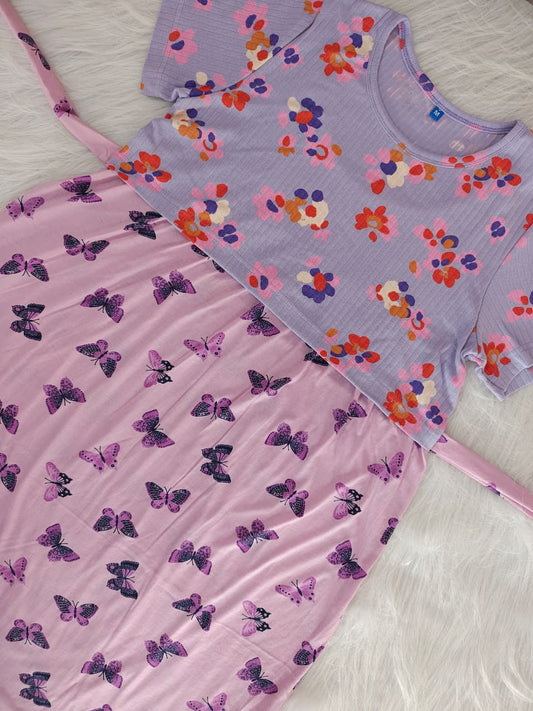 LAVENDER DAISY BUTTERFLY | DUAL