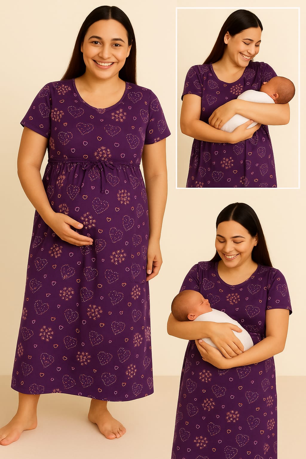 FLORAL HEART PURPLE | NORMAL