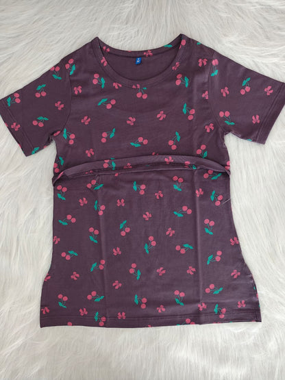 PLUM CHERRY | FEEDING TEES