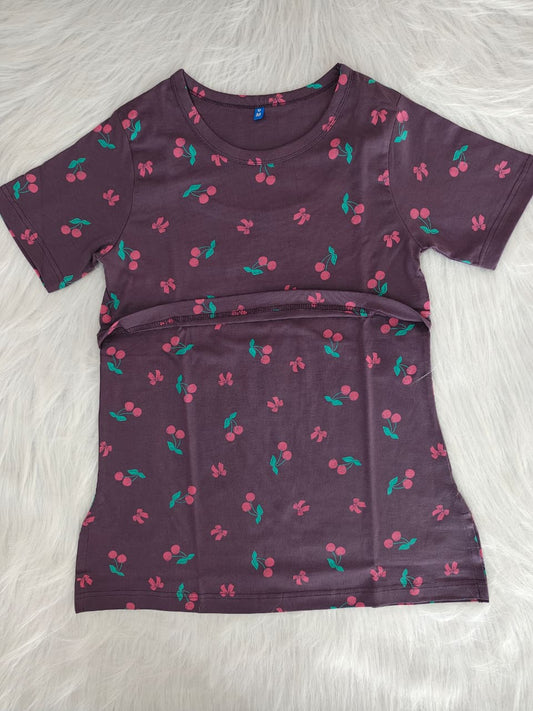 PLUM CHERRY | FEEDING TEES