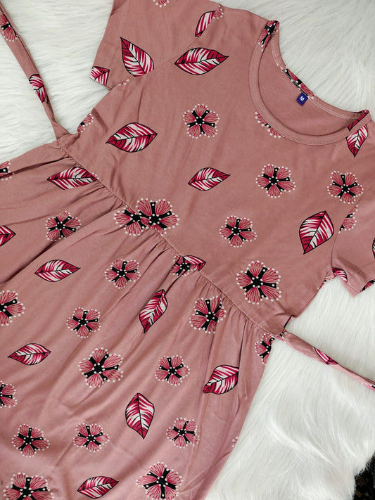 MUTED PINK LEAF | CASUAL