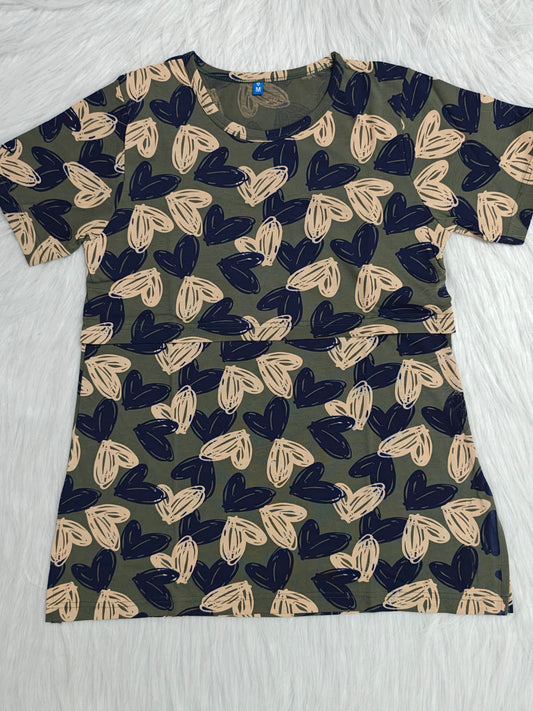 OLIVE DRAWING HEART | FEEDING TEES